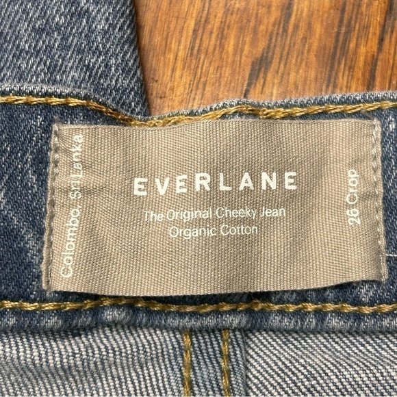Everlane women’s the original cheek Jean organic cotton 26 crop jeans - Picture 4 of 8